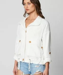 BLANK NYC White Above The Clouds Jacket