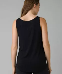 Prana Foundation Scoop Neck Tank Black