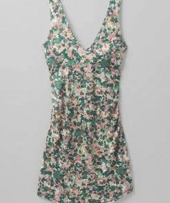 Prana Pearl Isla Dress White Garden