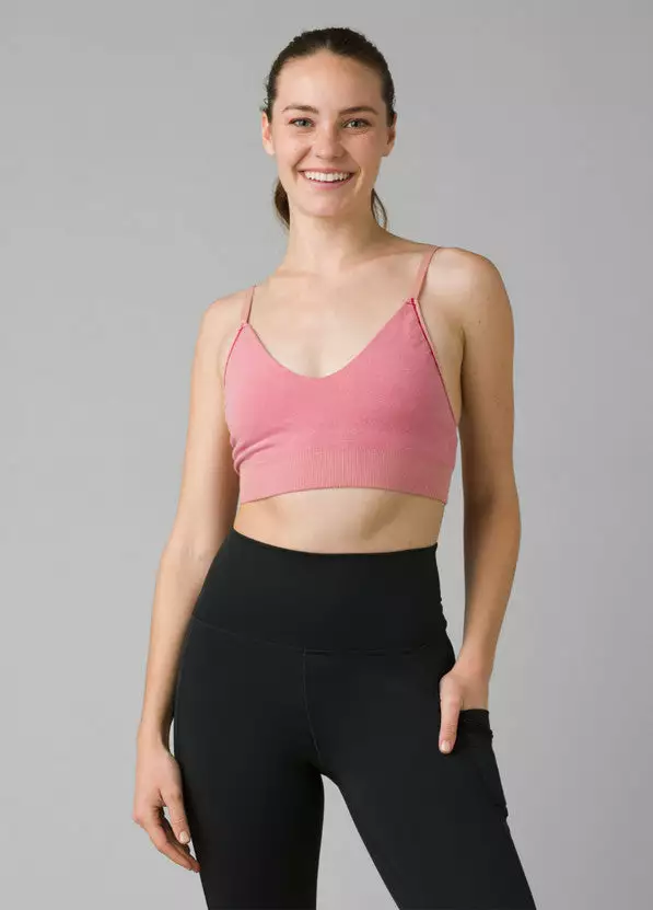 Prana Sopra Seamless Crop Top Cloud Blush