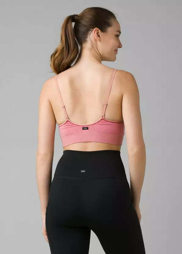 Prana Sopra Seamless Crop Top Cloud Blush