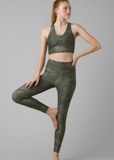 Prana Layna 7/8 Legging Sage Camo