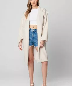 BLANK NYC Keep Me Company Jacket Cream