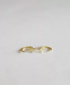JaxKelly Star Huggie Earrings