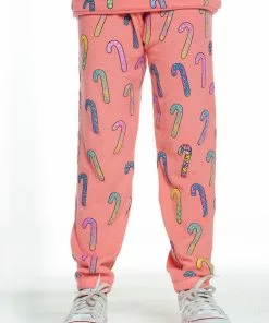 Chaser Girls Bliss Pant Flamingo Candy Canes