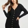 Chaser Cardigan Dress Black