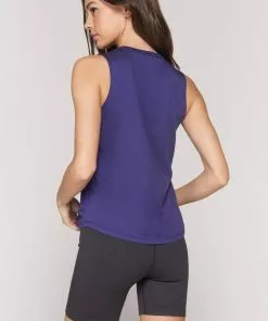 Spiritual Gangster Muscle Tank Indigo