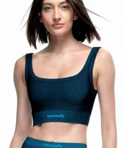 Avocado Kali Scoop Bra Brilliant Aqua