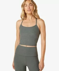 Beyond Yoga Spacedye Slim Racerback Pewter