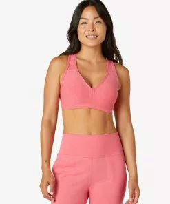 Beyond Yoga Spacedye Lift Your Spirits Bra Pink Crush