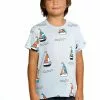 Chaser Boys Shortsleeve Sailboat