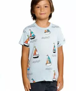Chaser Boys Shortsleeve Sailboat