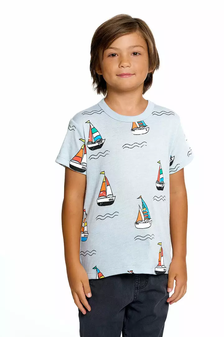 Chaser Boys Shortsleeve Sailboat