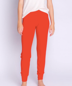 P.J. Salvage Textured Essenitials Jam Pant Red