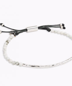 Gorjana Power Gemstone Aura Bracelet Silver Howlite Gifting