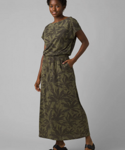 Prana Cozy Up Skyland Dress Cargo Palms