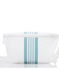 Aloha Collection Linen Stripes Hip Pack Bleu