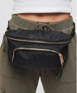 Sol And Selene Double Take Belt Bag Black Snake