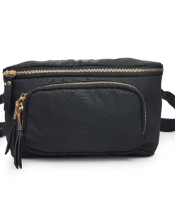 Sol And Selene Double Take Belt Bag Black Snake