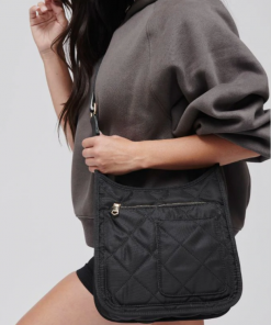 Sol And Selene Motivator Messenger Crossbody Bag Black