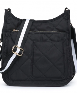 Sol And Selene Motivator Messenger Crossbody Bag Black