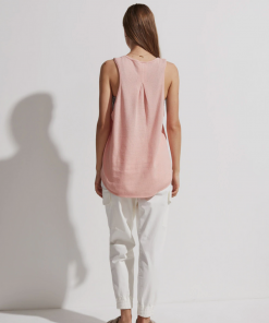 Varley Arlee Tank Coral Cloud