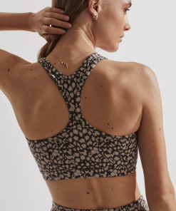 Varley Let's Move Park Bra Tan Spot