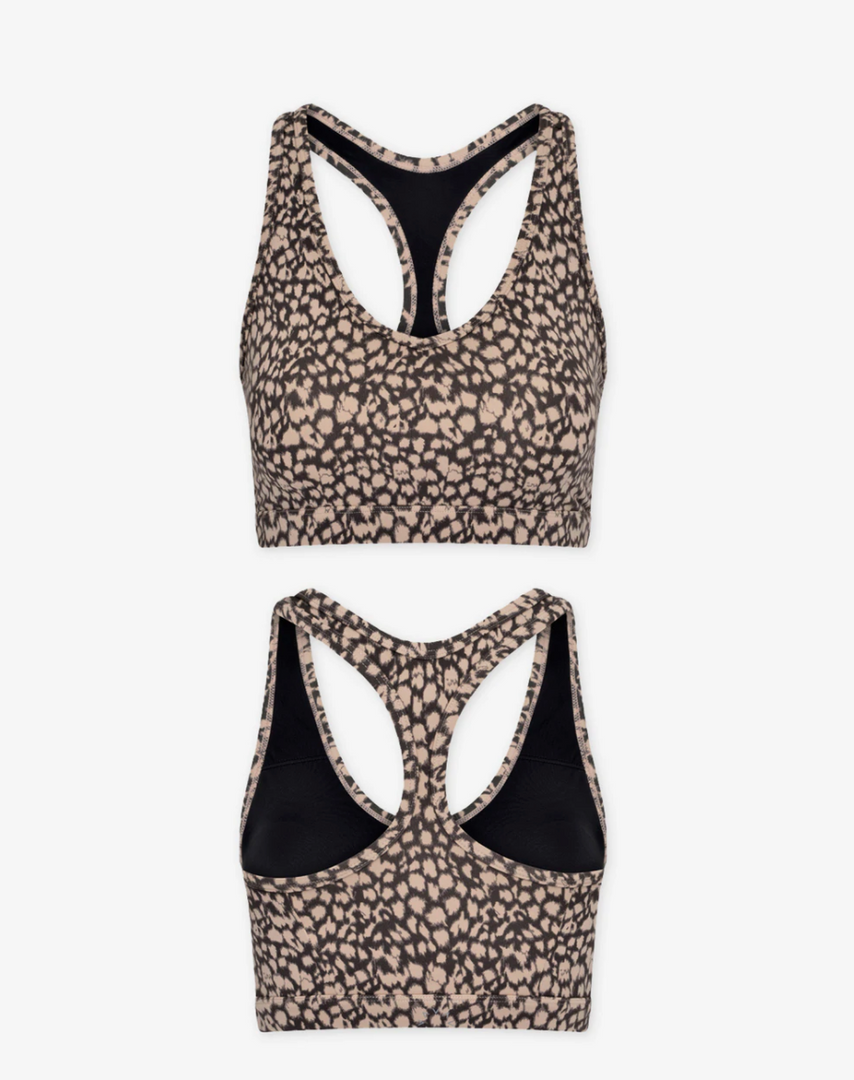 Varley Let's Move Park Bra Tan Spot