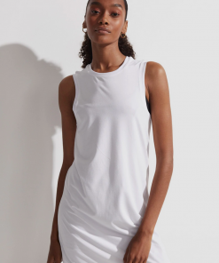 Varley Caleta Dress White
