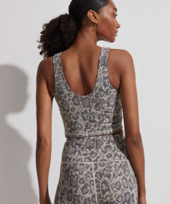 Varley Let's Go Walker Bra Sage Snake