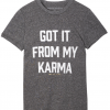 Spiritual Gangster Karma Classic Tee Heather Grey