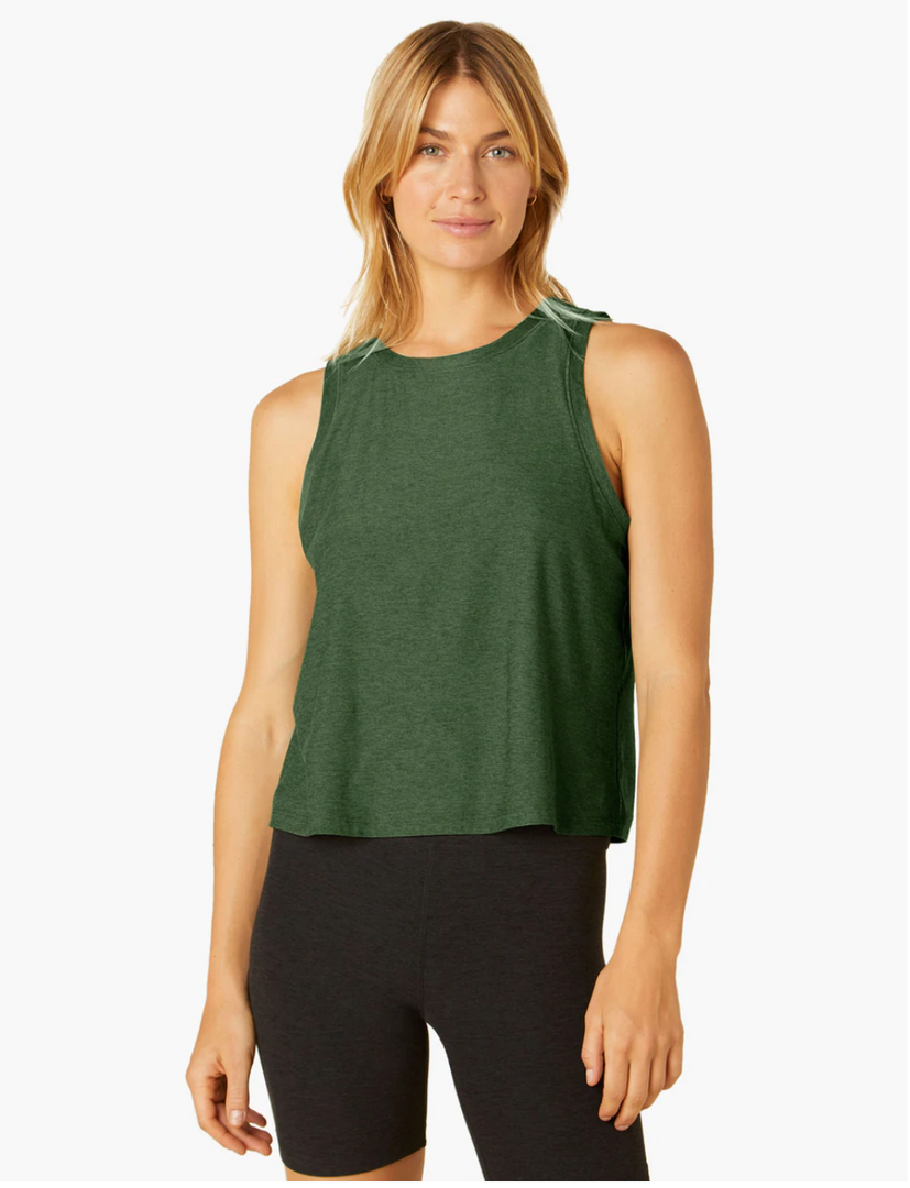 Beyond Yoga Balanced Muscle Tank Pine