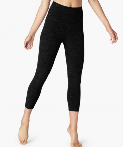 Beyond Yoga High Waist Capri Darkest Night