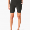 Beyond Yoga Pockets High Waisted Bike Short Darkest Night