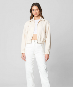 BLANK NYC Love Me Now Jacket Cream