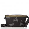 Aloha Collection Aumakua Hip Pack Charcoal On Black