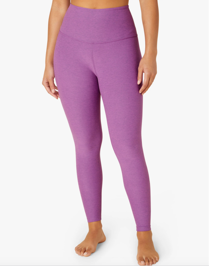 Beyond Yoga Spacedye High Waisted Midi Legging Bright Iris Heather
