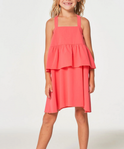 Chaser Coastal Flouncy Sundress Pink Lemonade