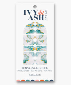 Ivy & Ash Green Marble Foil Wrap