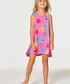 Chaser Girls Smiley Cotton Jersey Dress Rio
