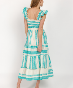 Sofia Prada Dress Turquoise