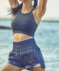 Free People Way Home Short Navy Free People Movement