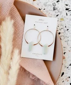 JaxKelly Amazonite Hoop Gifting