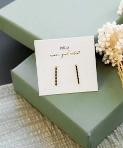 JaxKelly Gifting Black Pave Ear Climber