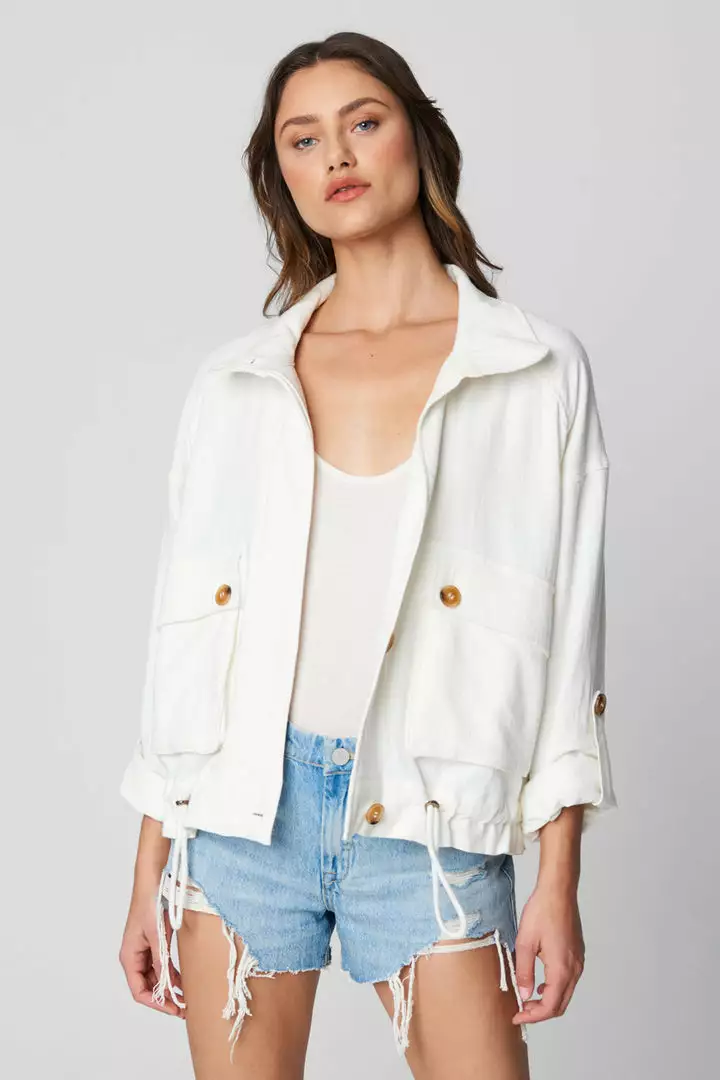 BLANK NYC White Above The Clouds Jacket