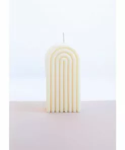 JaxKelly Tall Arch Cream Candle