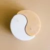 JaxKelly Ivory Yin Yang Molded Candle