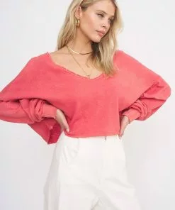 Project Social T Castaway V Neck Brandywine