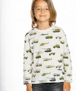 Chaser Boys Longsleeve Crew Salt