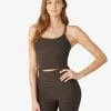 Beyond Yoga Spacedye Slim Racerback Chocolate Chip Espresso